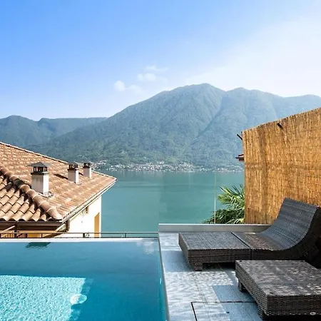 Lago Di Como Penthouse With Fantastic Panoramic Lake View, Hammam, Gym, Private Swimming Pool And Garden * Colonno