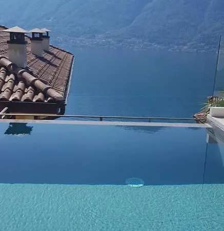 Appartement Lago Di Como Penthouse With Fantastic Panoramic Lake View, Hammam, Gym, Private Swimming Pool And Garden Colonno