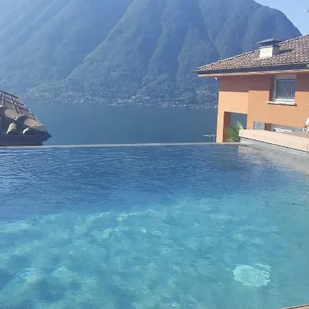 Lago Di Como Penthouse With Fantastic Panoramic Lake View, Hammam, Gym, Private Swimming Pool And Garden Appartement *